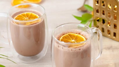 Banana & Orange Zest Hot Chocolate