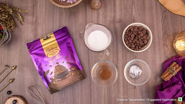 Choco Melts Cinnamon Mousse Step 1