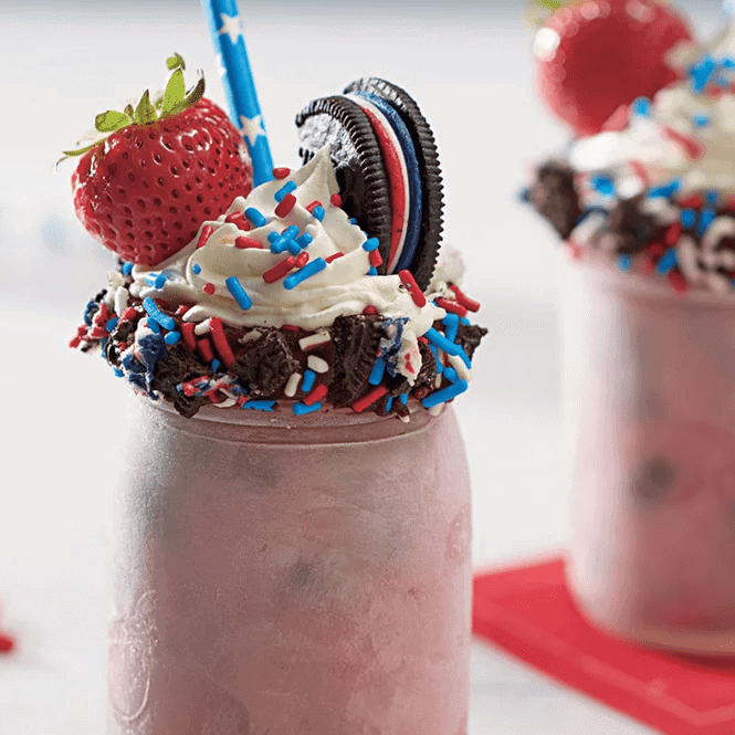 Oreo Berry Milk Shake