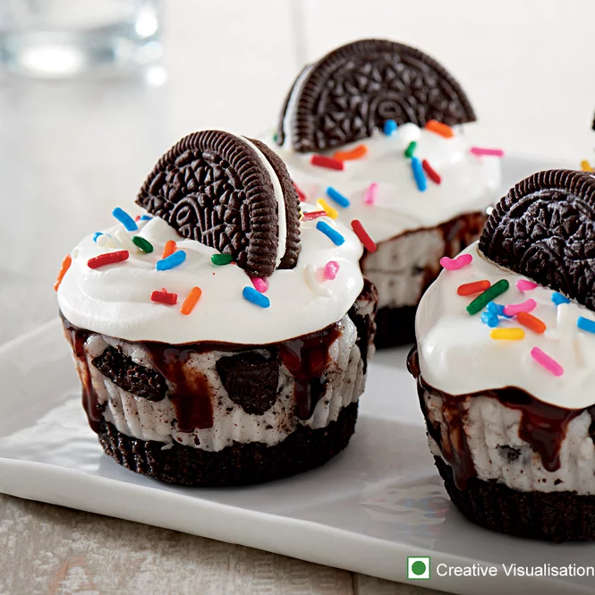 OREO Ice Cream "Cupcakes" Recipe Cadbury Desserts Corner