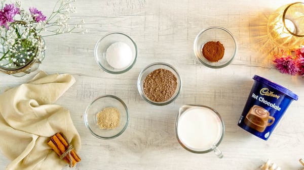 Ginger and Cinnamon Hot Chocolate Step 1