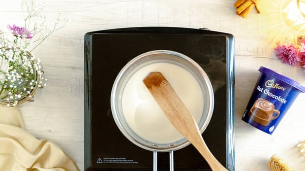 Ginger and Cinnamon Hot Chocolate Step 2