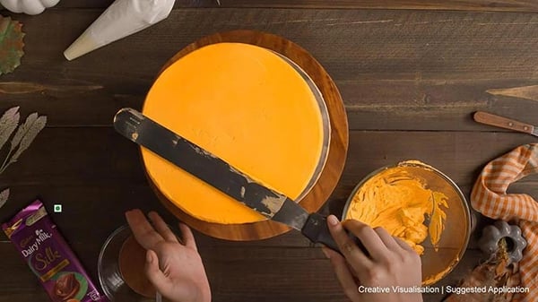 Halloween Chocolate Cake Step 19