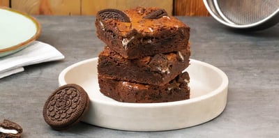 Warm Oreo Brownie