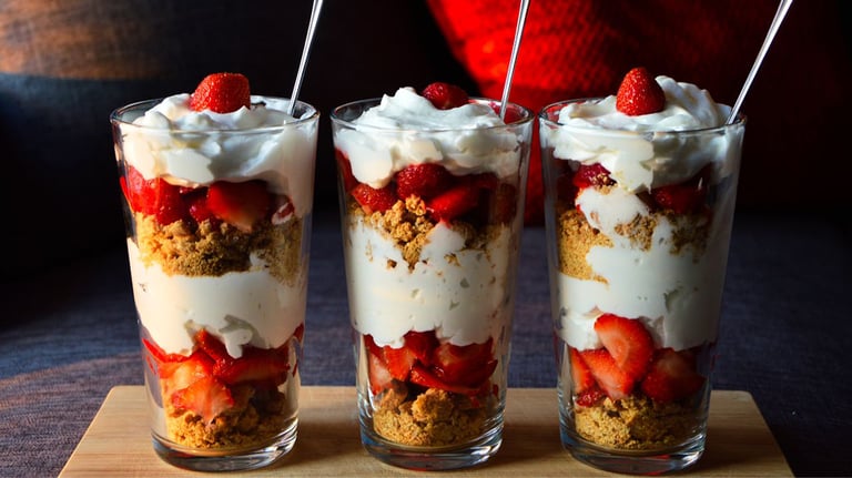 10 Day Durga Puja and Navratri Sweets Special: Shot glass desserts