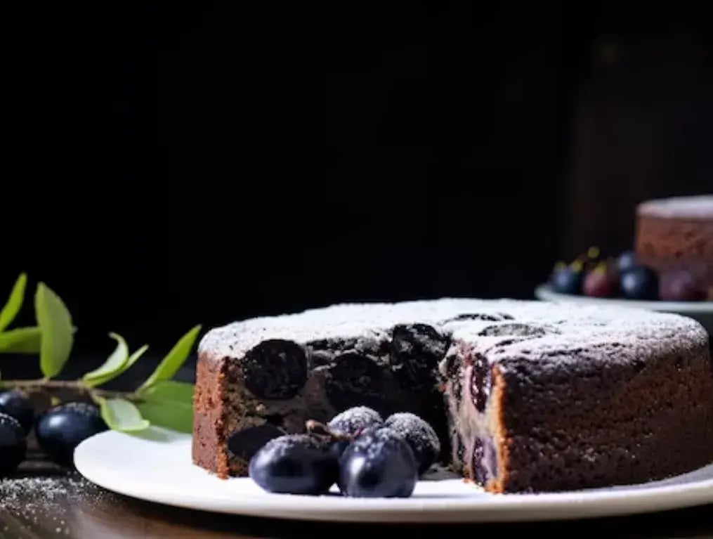 Prune And Chocolate Tart