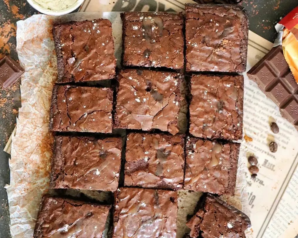 Brownies On Parchment