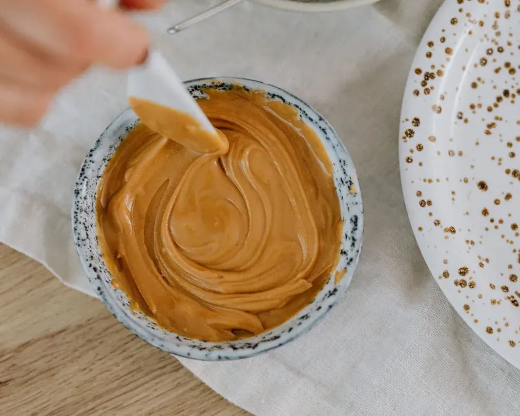 Salted Peanut Butter Drizzle Topping