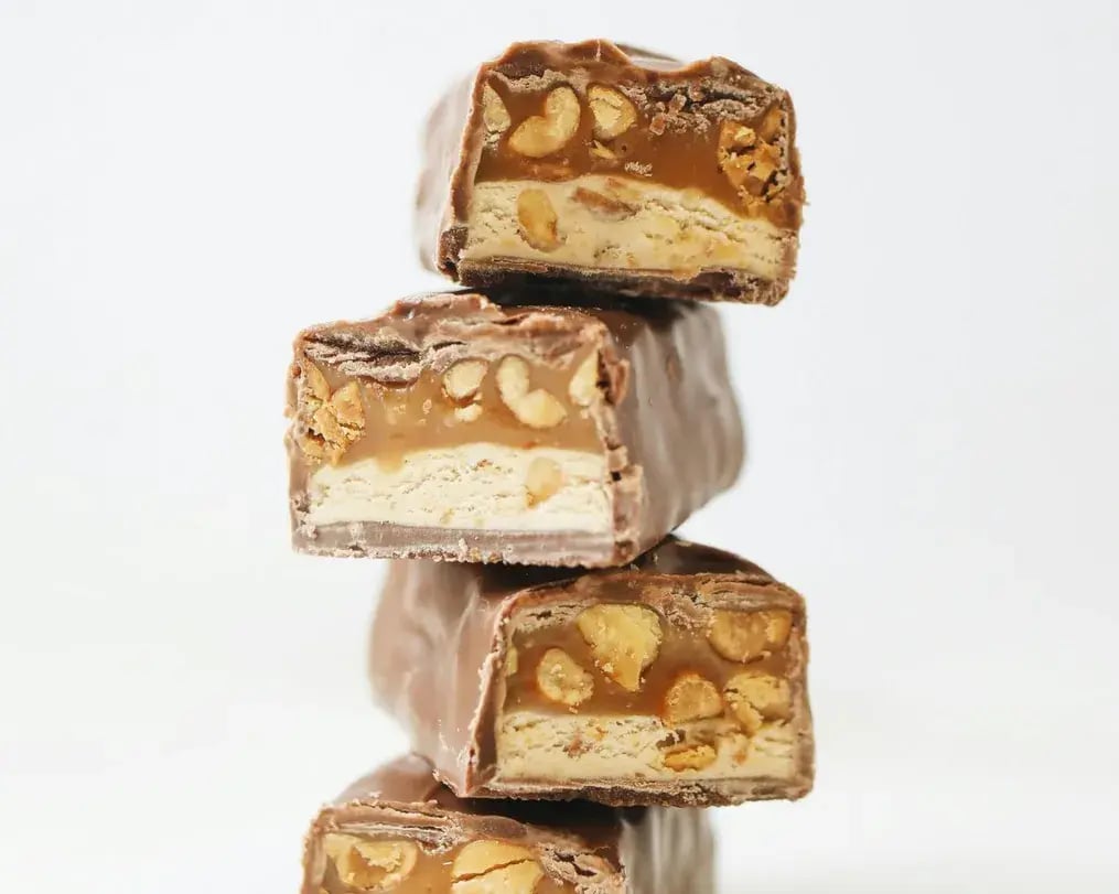tahini bars stacked