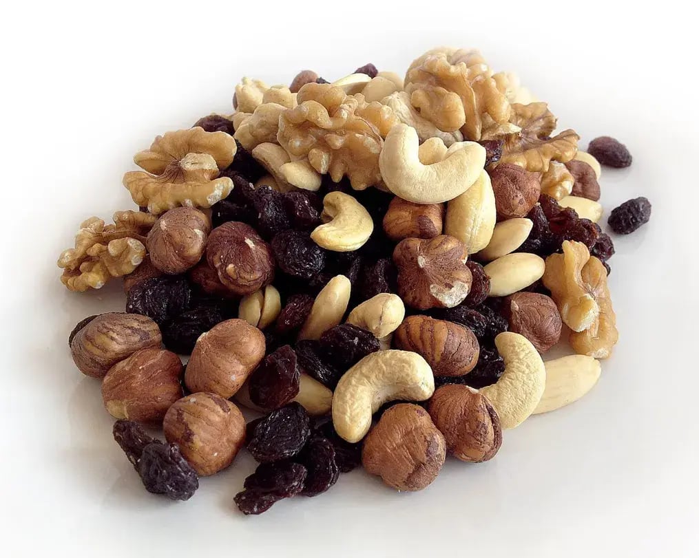 Closeup Of Nuts.