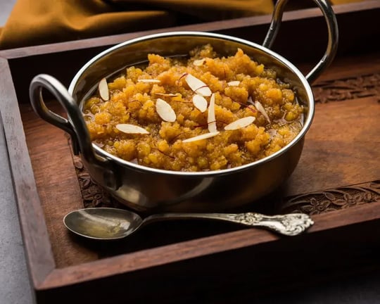 chocolate besan halwa