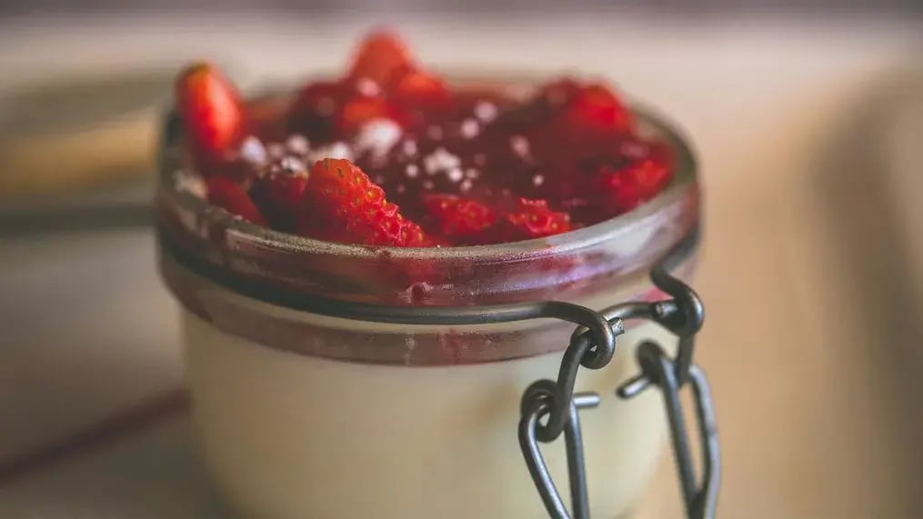 Strawberry Dairy Milk Parfait