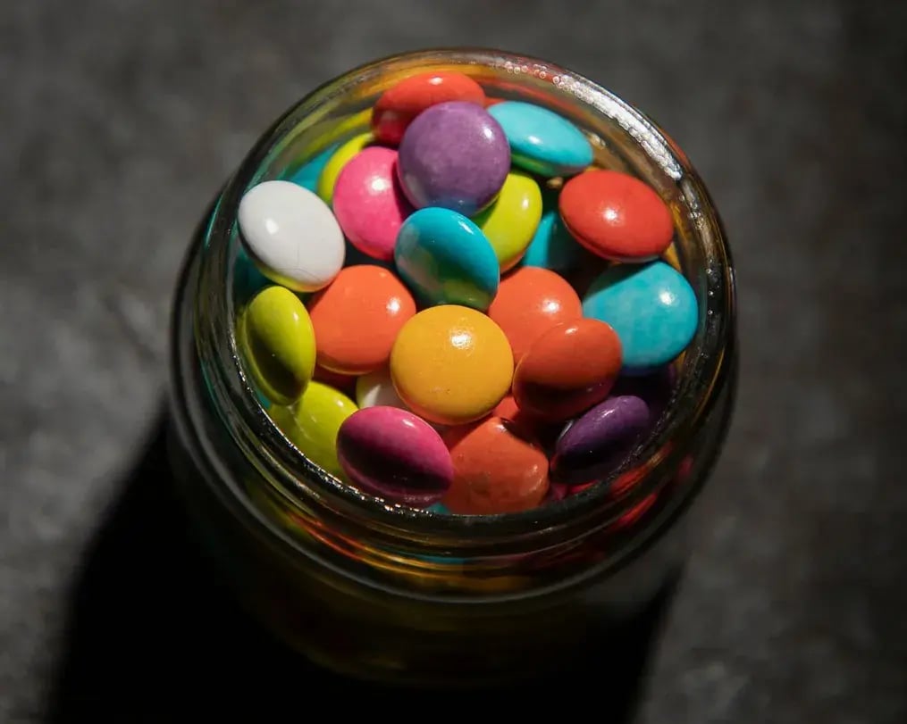 Cadbury Gems for Mango Mousse with Gems Sprinkles