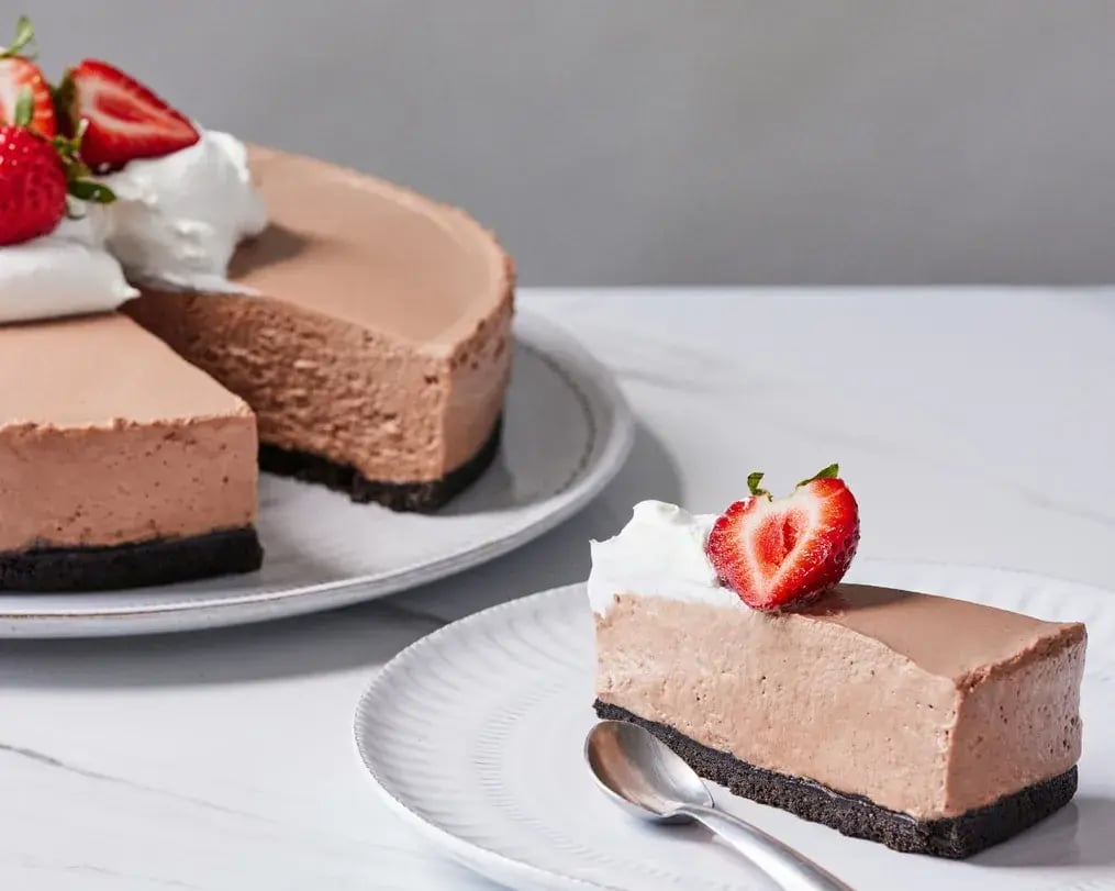 Perfectly Chilled Chocolate Cheesecake
