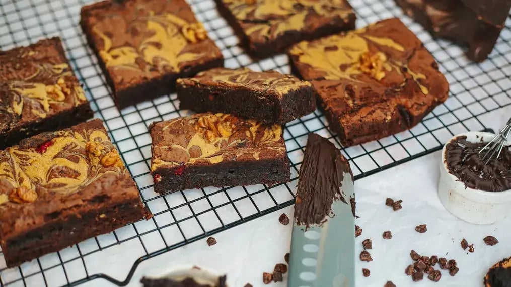 Brownies On Wire Rack