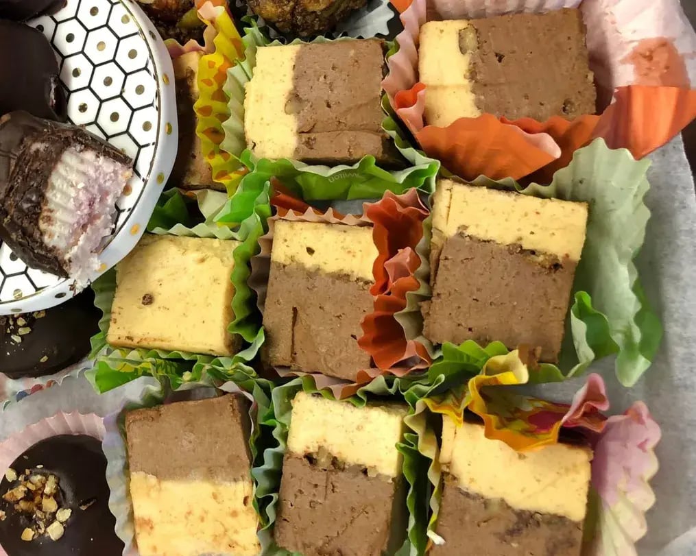 Fudge Served Fresh On Dessert Spread