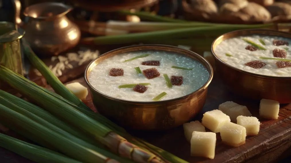 Sweet Pongal Recipe Temple Style