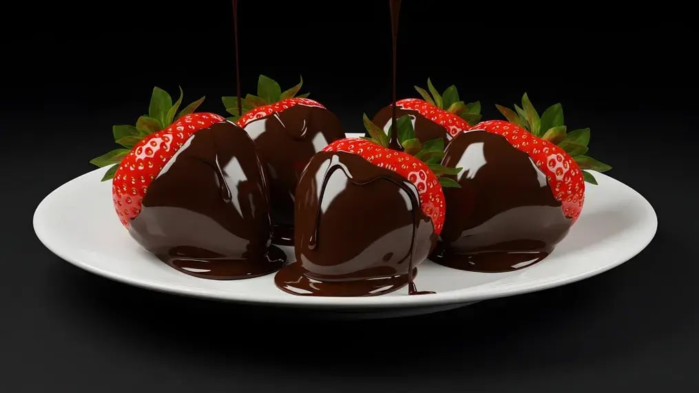 Coated Strawberries