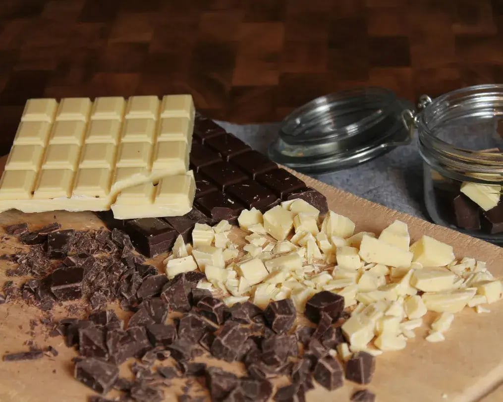 Milk White Dark Chocolate Chunks