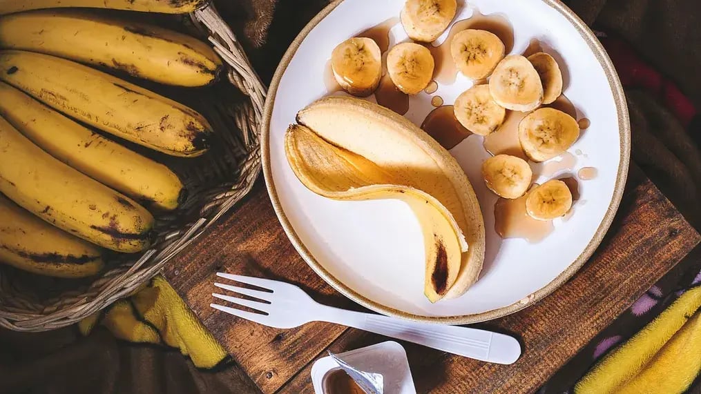 Banana On A Plate