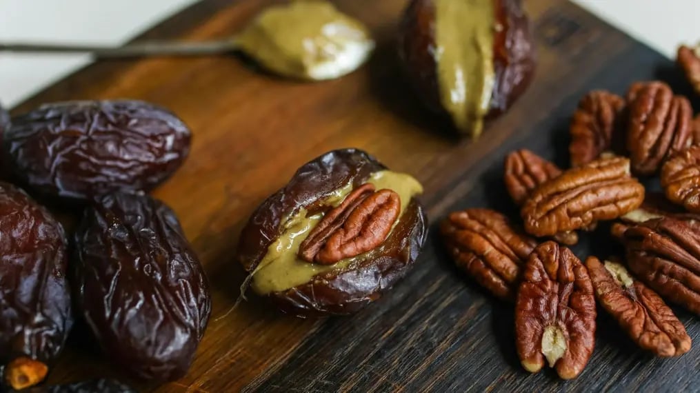 Fruit Stuffed Dates With Nuts