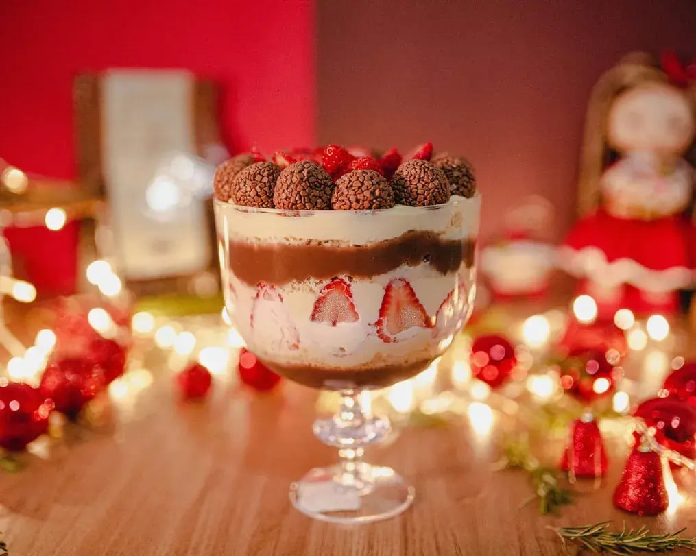 Wine-Soaked Berry Trifle
