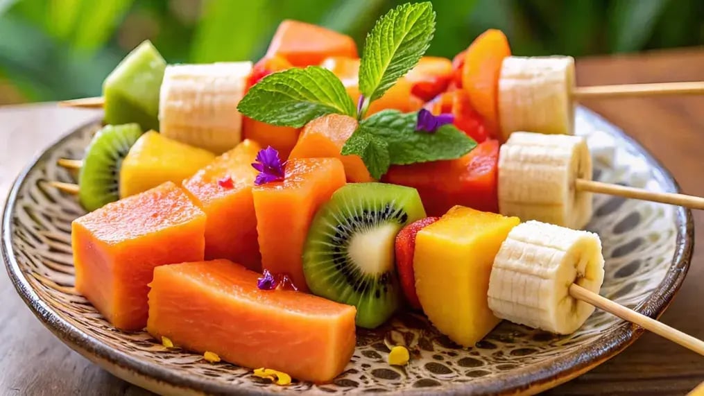 Flag Fruit Skewers