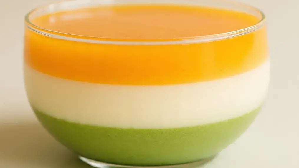 Tiranga Custard Cups