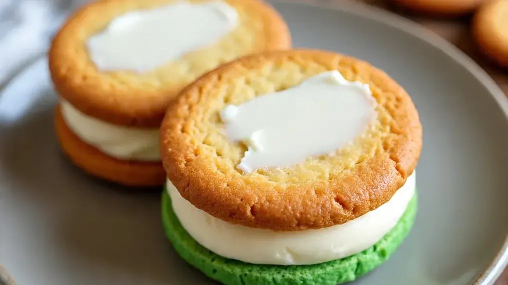 Tricolor Ice Cream Sandwiches