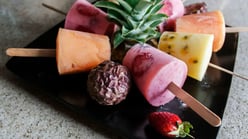 7 Fruit Popsicles Dipped in Silk Chocolate for Yoga Day Refr...