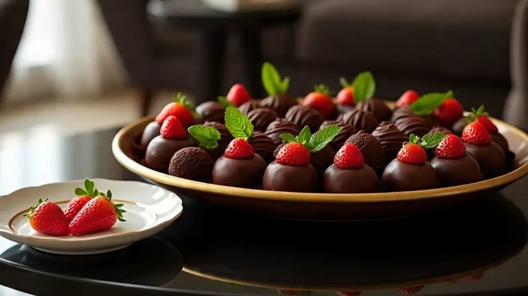 Chocolate Truffle Platter