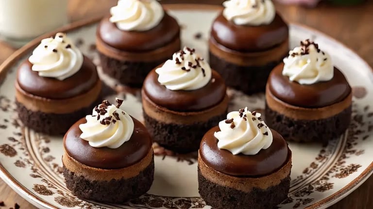 Mini Chocolate Cheesecakes