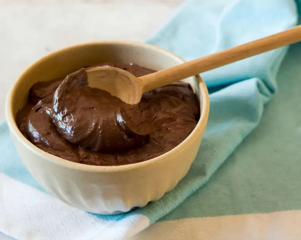 ganache in a bowl