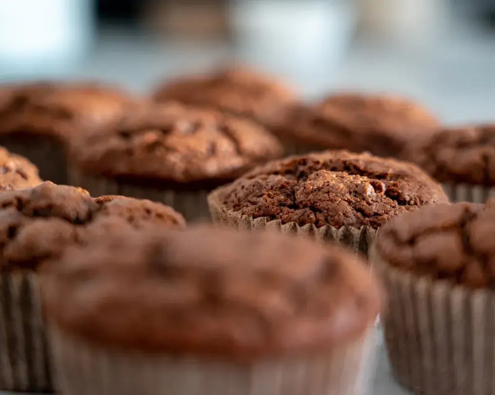 Freshly Baked Chocolate Cupcakes