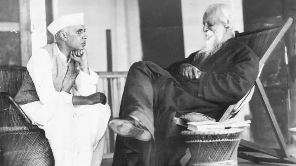 Jawaharlal Nehru and Rabindranath Tagore