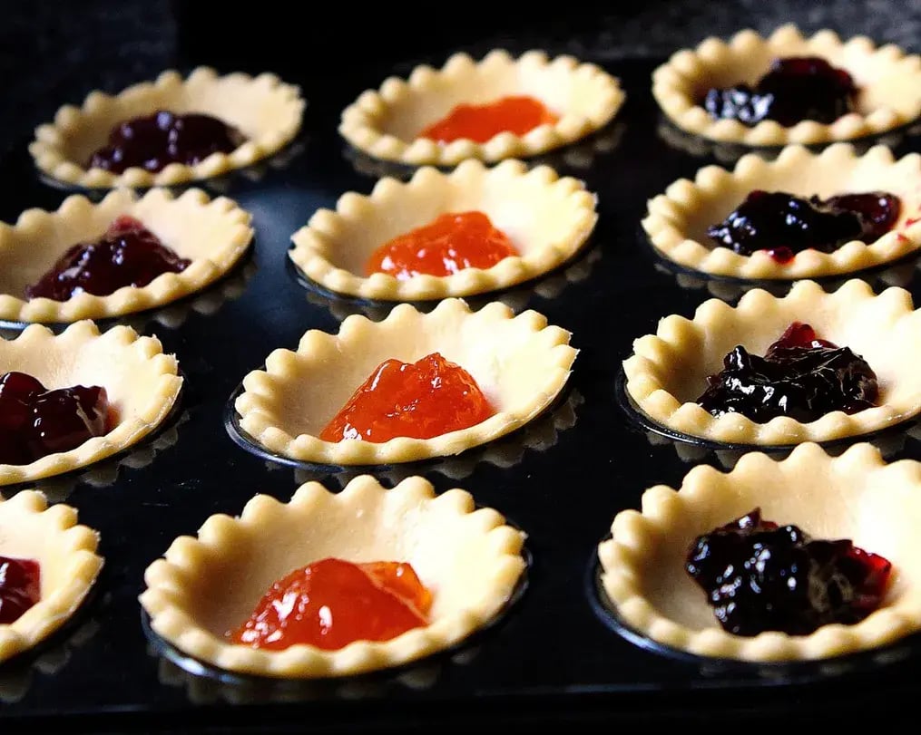 fruit tart closeup