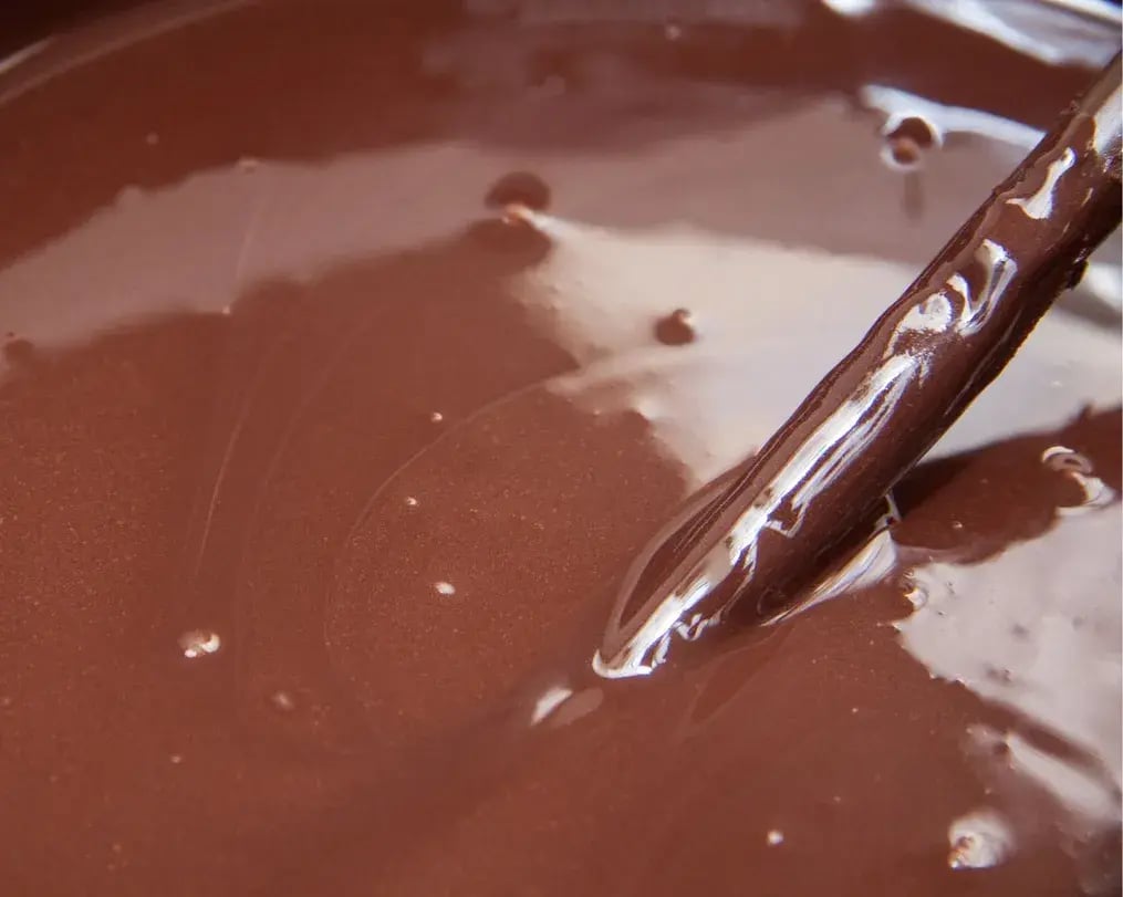 molten chocolate for protection