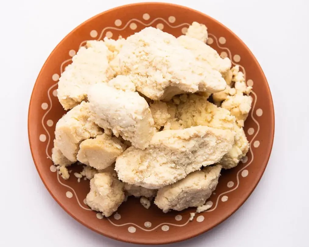 mawa closeup for halwa