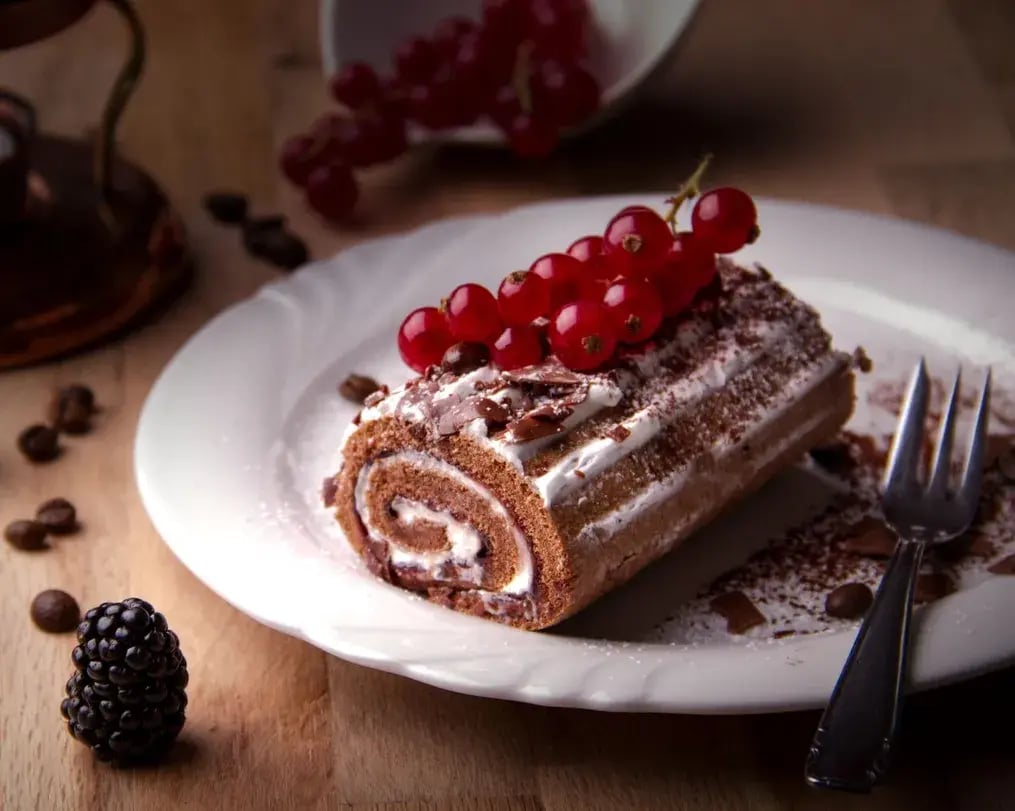 perfectly rolled pumpkin roll