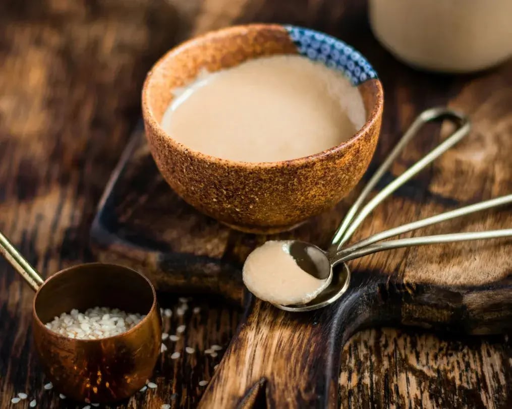 Tahini In A Bowl.