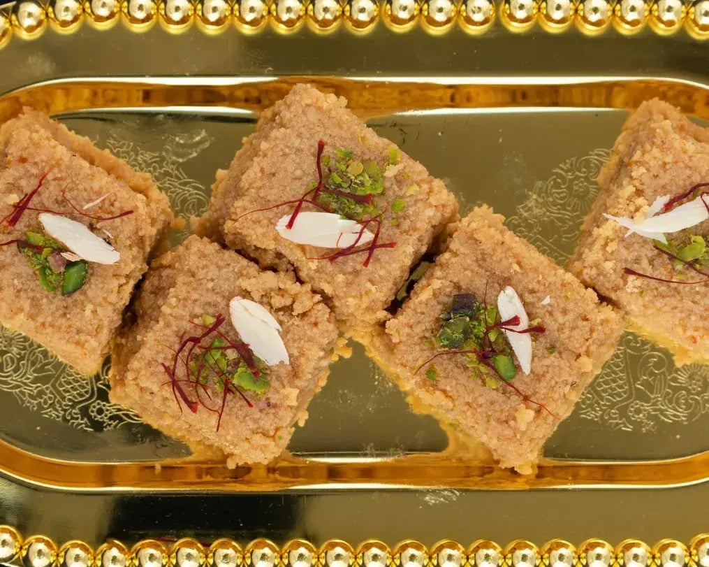 barfi on a plate