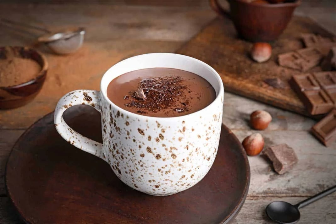 Keep calm and drink tea coffee hot chocolate white mug morning