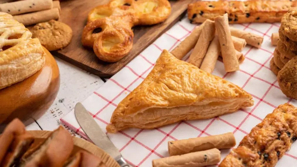 Dates And Walnut Puff Pastry Braids