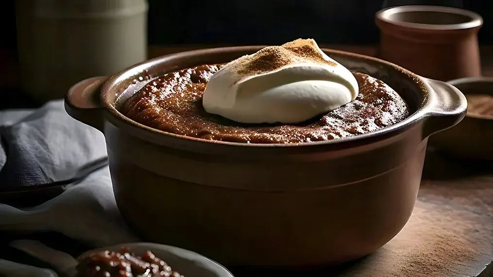 African desserts for kids for special occasions or bonding - Chocolate Malva Pudding 4