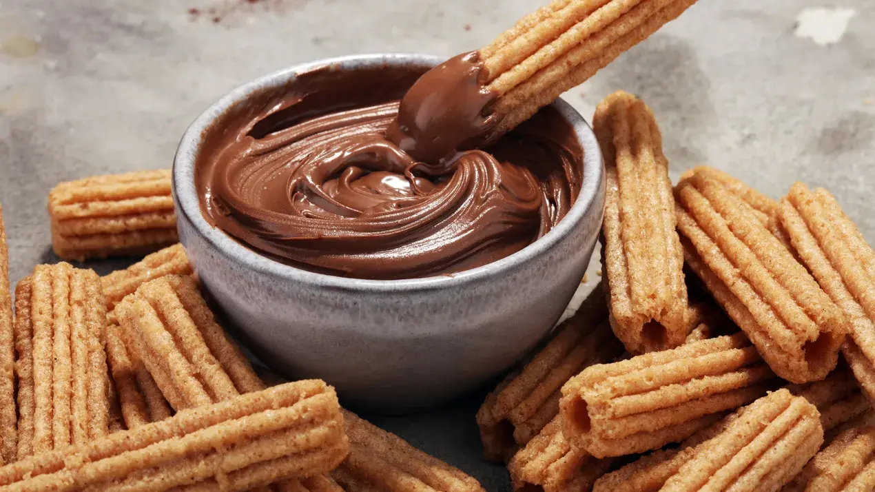 Air Fryer Churros with Bournville Sauce: Crisp Outside, Melt Inside
