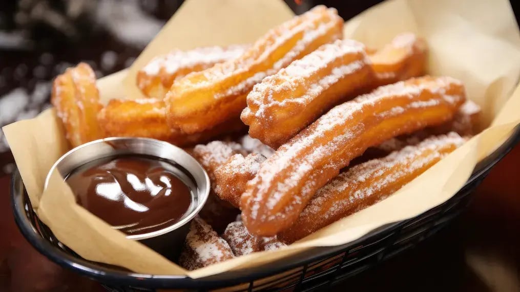 Easy Step-By-Step Recipe For Air Fryer Churros With Bournville Sauce
