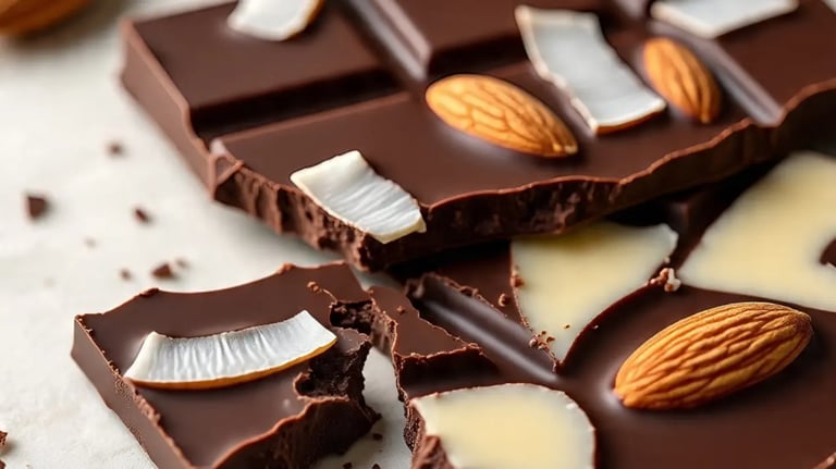 Almond Coconut Chocolate Bark Recipe With Toasting Tips