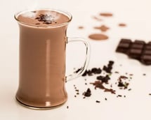 Almond-Infused Chocolate Milkshake for Extra Crunch