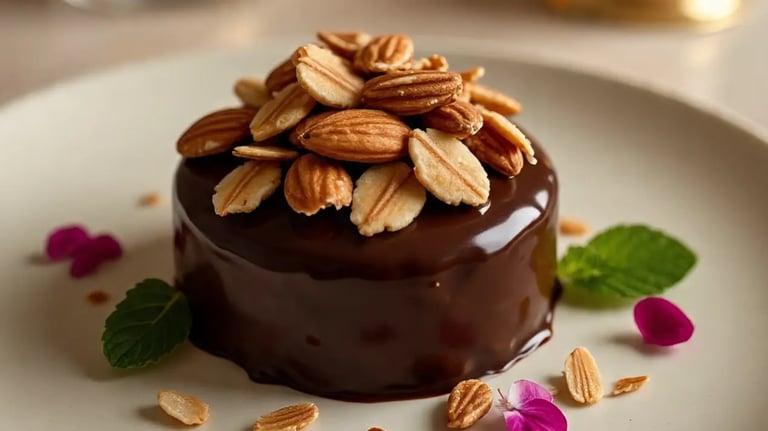 Almond Praline Chocolate Ganache Make It Smooth And Shiny