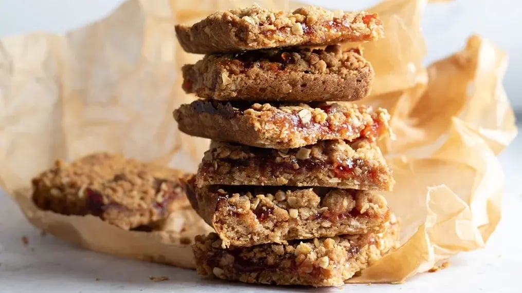 Plum Crumble Bars